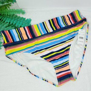 new 3X Swimsuit Bottom Bikini High Waist CATALINA stripes 24 26 PLUS